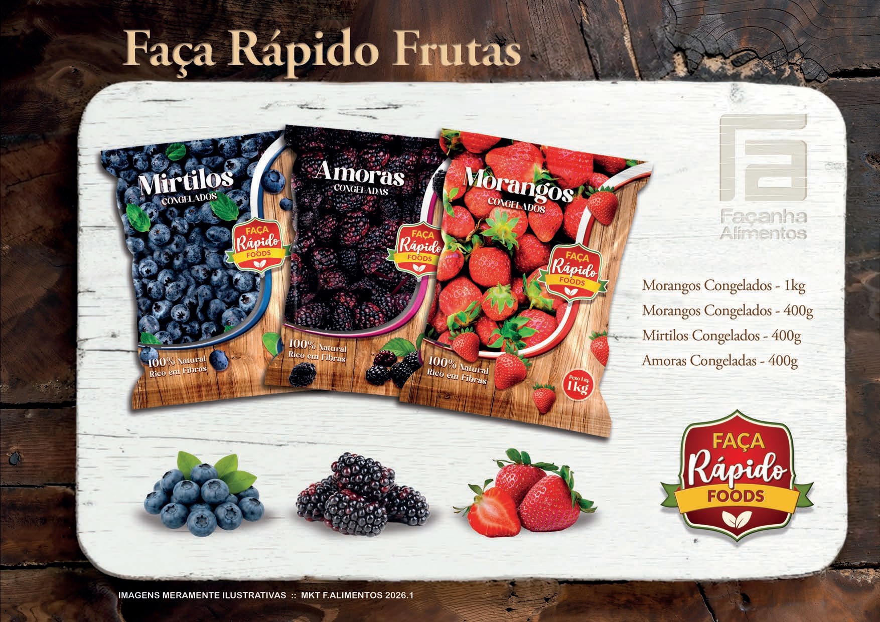 Frutas congeladas