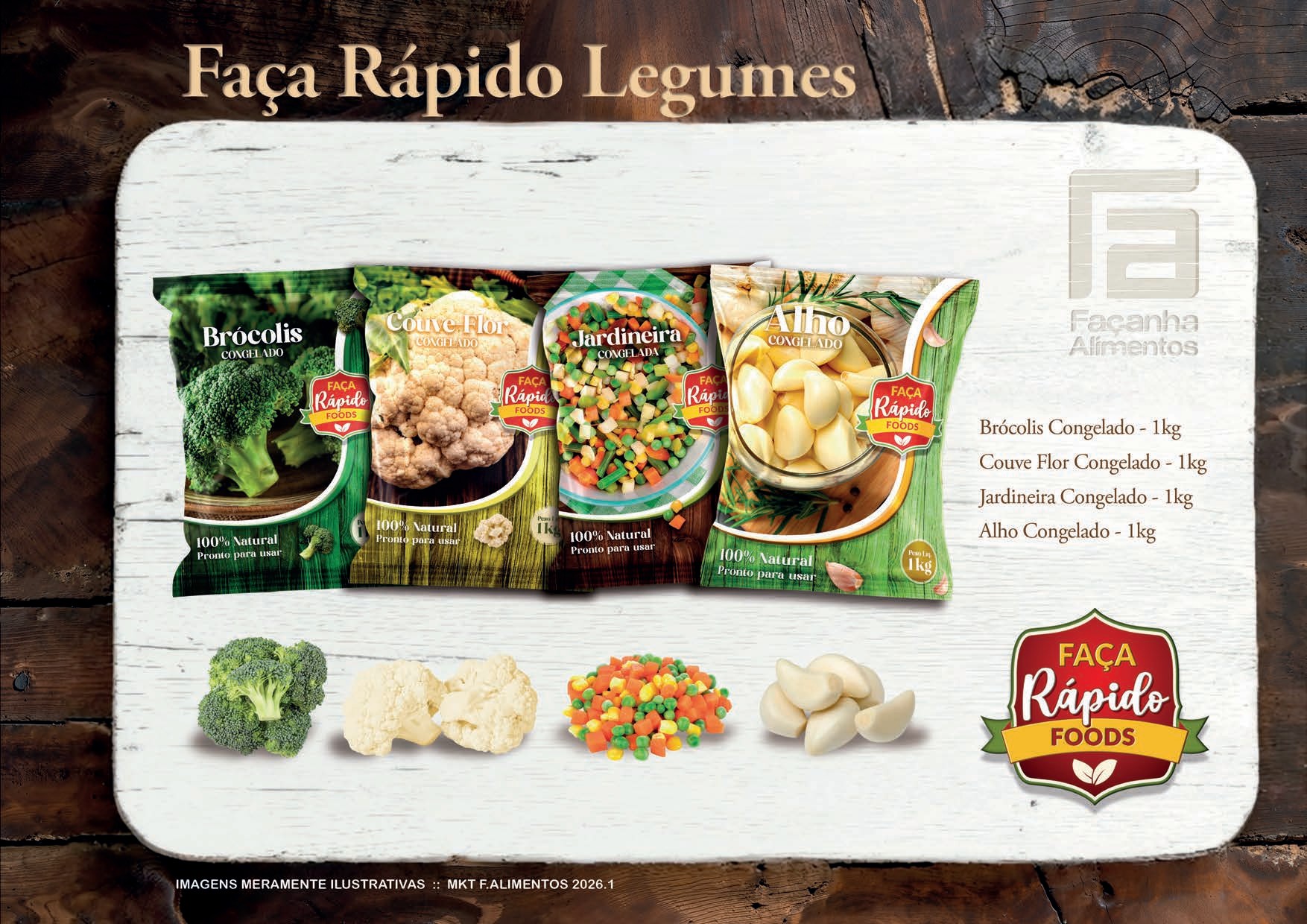 Legumes congelados